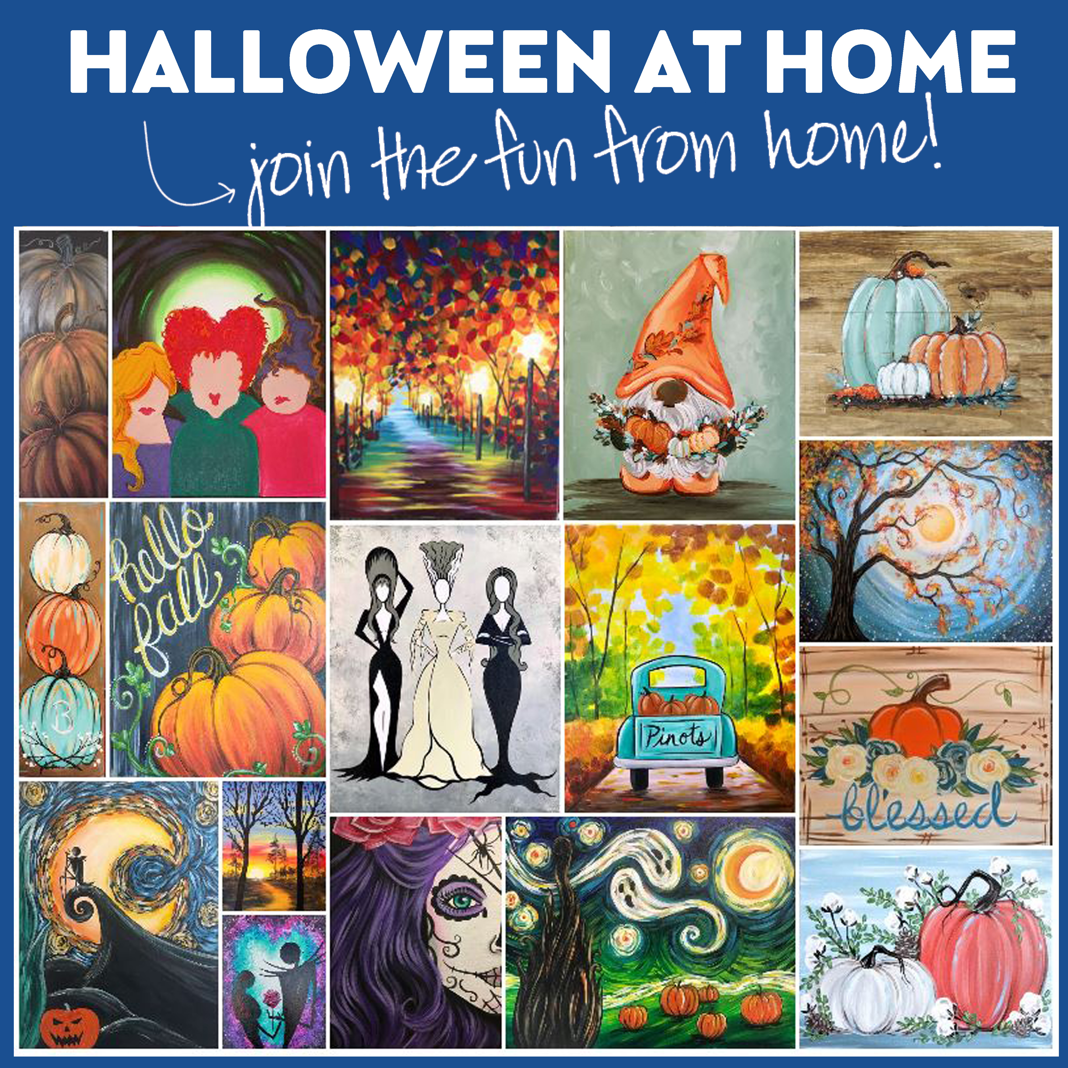 FALL & HALLOWEEN PAINT AT HOME KITS NOW AVAILABLE! Click here to view MORE.